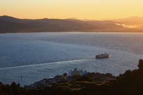 8am Bluebridge ferry to Picton, Mount Victoria, Wellington, New Zealand - 12 July 2012