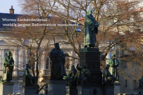 Lutherdenkmal, Reformationsdenkmal, Luther monument, Reformation monument, Worms, Rheinland-Pfalz, Rhineland-Palatinate, Germany, fotoeins.com