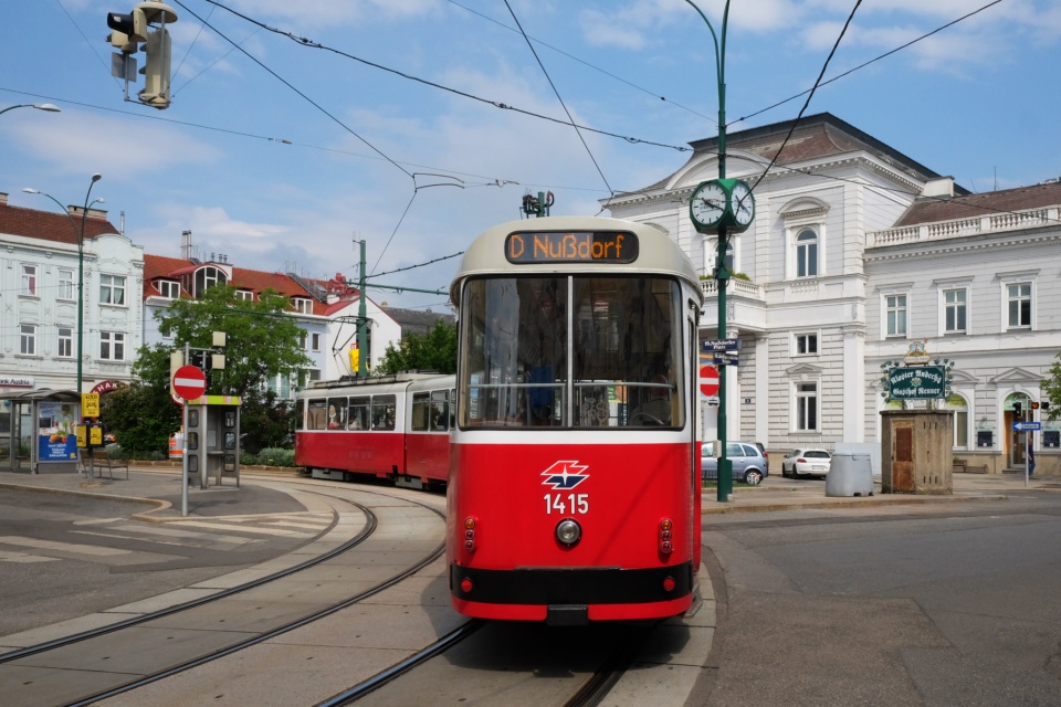 Strassenbahn, Linie D, Wiener Linien, Wien, Vienna, Oesterreich, Austria, fotoeins.com
