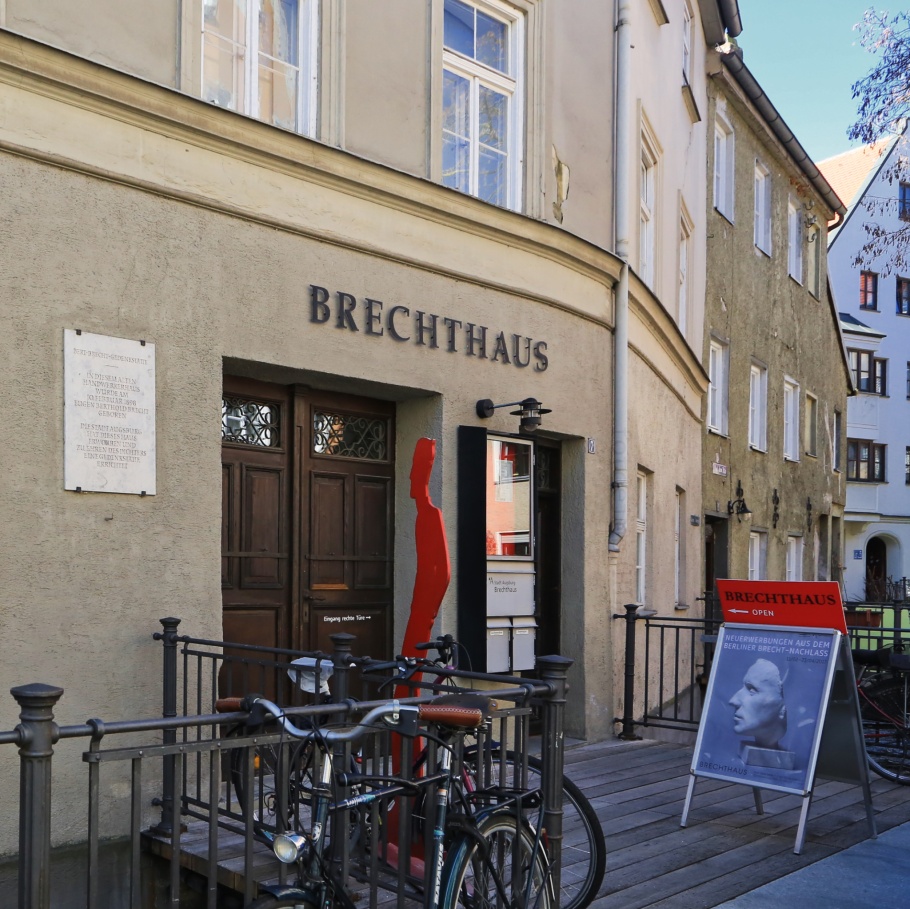 Brechthaus, Bertolt Brecht, Augsburg, Schwaben, Swabia, Bavaria, Bayern, Germany, fotoeins.com