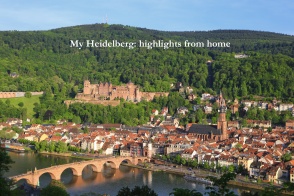 Heidelberger Altstadt, Philosophenweg, Königstuhl, Schloss Heidelberg, Alte Brücke, Heiligenkirche, Altstadt, Neckar, Neckar river, Heidelberg, Baden-Württemberg, Germany, Deutschland, fotoeins.com