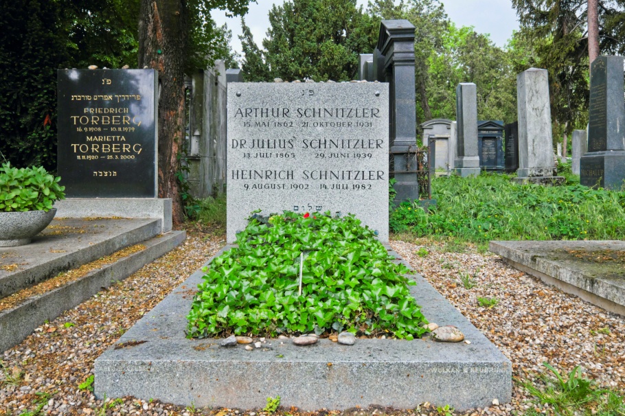 Arthur Schnitzler, Alter jüdischer Friedhof, Wiener Zentralfriedhof, Wien, Vienna, Austria, Österreich, fotoeins.com
