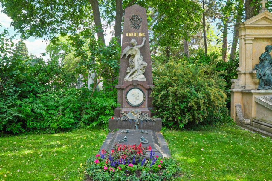 Friedrich Amerling, Friedrich Ritter von Amerling, Wiener Zentralfriedhof, Wien, Vienna, Austria, Österreich, fotoeins.com