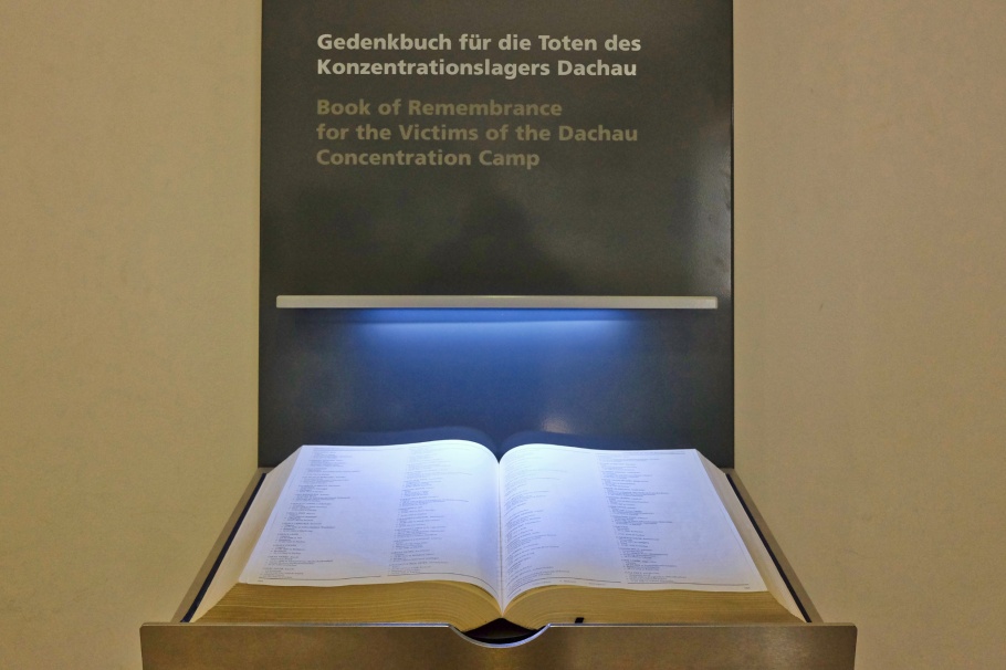Book of Remembrance for the Victims of Dachau Concentration Camp, KZ-Gedenkstätte Dachau, KZ Dachau, Dachau Concentration Camp Memorial Site, Dachau, Bavaria, Bayern, Germany, Deutschland, fotoeins.com