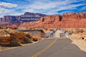 Navajo Bridge, Glen Canyon National Recreation Area, Navajo Bridge Interpretive Center, Colorado River, US 89A, US Route 89A, Lee's Ferry, Glen Canyon, Marble Canyon, Arizona, National Park Service, USA, fotoeins.com