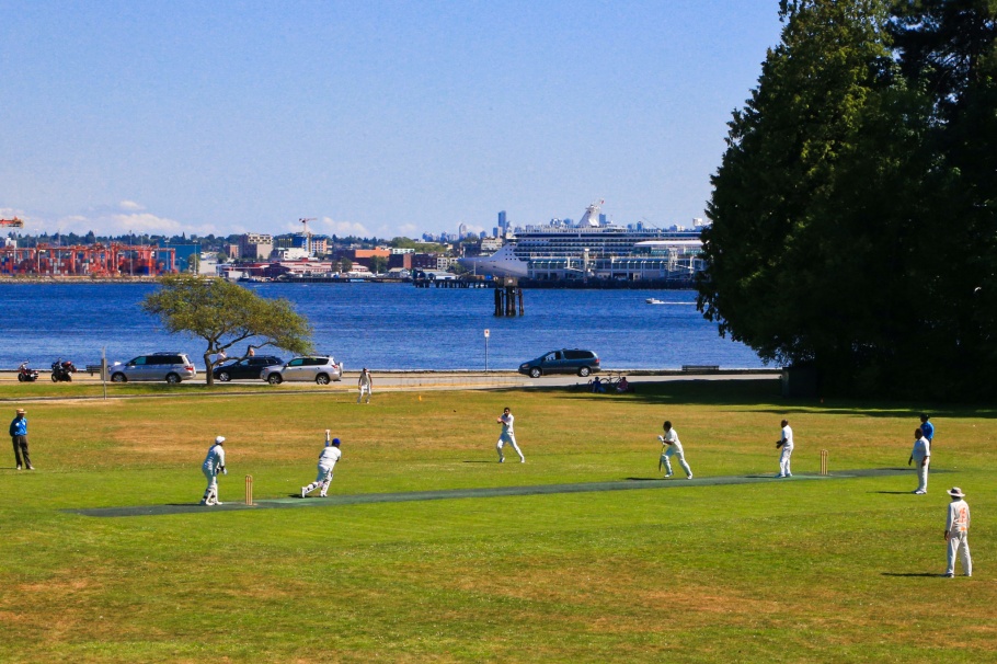 BCMCL, cricket, wicket, Brockton Oval, Brockton Pavilion, Stanley Park, Vancouver, BC, Canada, fotoeins.com
