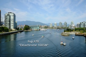 False Creek, Cambie Bridge, Vancouver, BC, Canada, fotoeins.com, Ektachrome 100SW