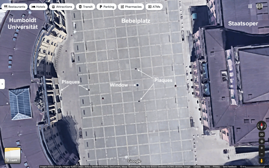 Bebelplatz, Berlin, Germany, Deutschland, Google Maps